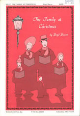 Family at Christmas SATB choral sheet music cover